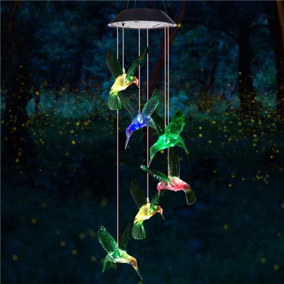 Other - Hummingbird Wind Chime Mothers Day Mom Gifts Solar Wind Chimes Gifts